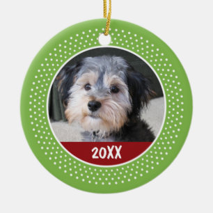 Photo Frame - Pet Baby Kid or Other - SINGLE-SIDED Ceramic Ornament