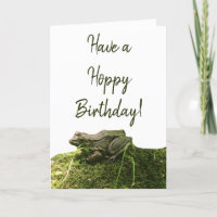 Photo Frog Carte Anniversaire Ajouter un message p