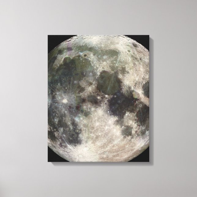 Photo from Lune pleine Canvas Print (Front)