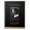 Photo Funeral GuestBook with gold piping