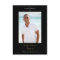 Photo Funeral Memorial Black And Gold Prayer Card