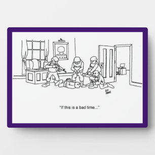 Photo Funny Swat Team Business Plaque