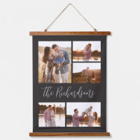Photo Gallery of Five With Caption Wall Tapestry