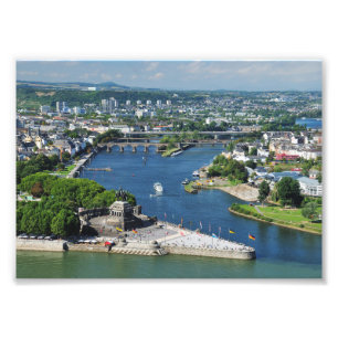 Photo German hit a corner in Koblenz Print