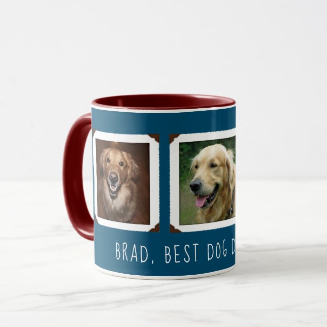 Photo Gift For Dog / Cat Mom / Dad Personalized Mug (Front Left)