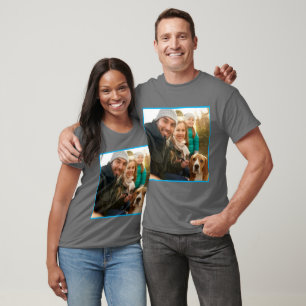 Photo Gift Modern Personalized Family Photo T-Shirt