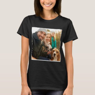 Photo Gift Modern Personalized Family Photo T-Shirt