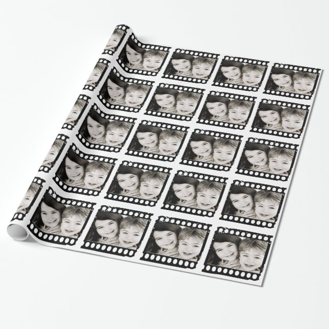 photo gift wrapping wrapping paper (Unrolled)