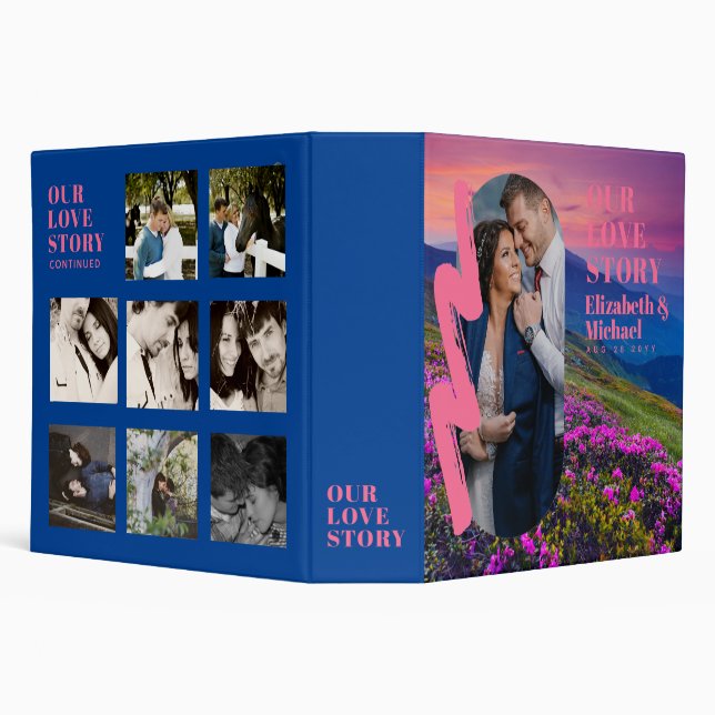 PHOTO Gifts for Newlyweds OUR LOVE STORY Custom Binder (Background)