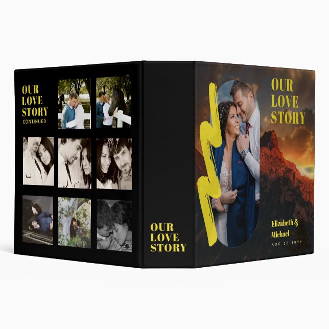 PHOTO Gifts for Newlyweds OUR LOVE STORY Custom Binder (Background)