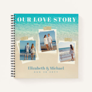 PHOTO Gifts for Newlyweds OUR LOVE STORY Custom Notebook