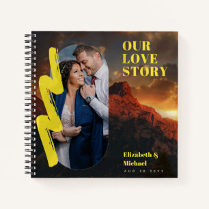 PHOTO Gifts for Newlyweds OUR LOVE STORY Custom Notebook