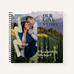 PHOTO Gifts for Newlyweds OUR LOVE STORY Custom Notebook