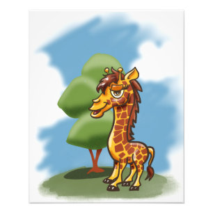 Photo Giraffe cool Imprimer