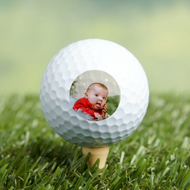 Photo Golf Balls - Personalized Gift for Golfer (Insitu Tee)