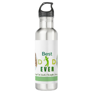 Photo Golf Best Dad Ever Cool Modern Fathers Day 710 Ml Water Bottle