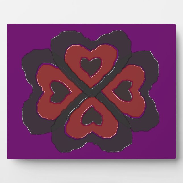 Photo Gothique Melting Love Heart Plaque (Devant)