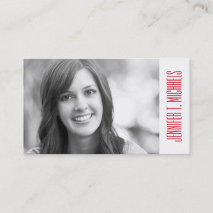 Photo Graduation   Anchor And Heart Pattern Calling Card