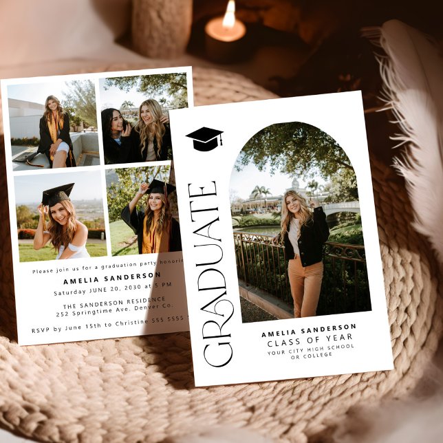 Photo graduation announcement and party invitation (Creator Uploaded)