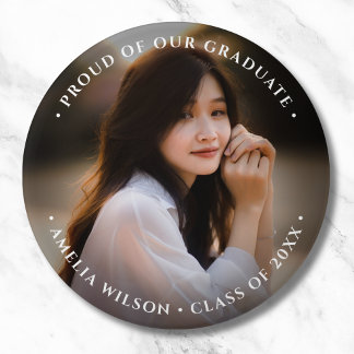 Photo Graduation Button