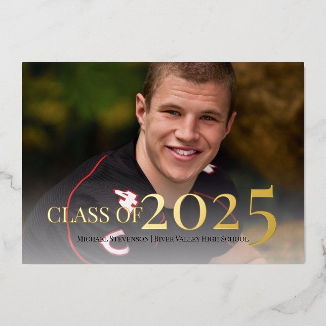 Photo Graduation Class of 2023 Gold Foil (Front)