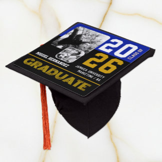 Photo Graduation Hat, Graduate, Class, Modern Graduation Cap Topper