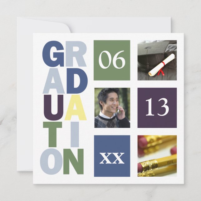 Photo Graduation Invitation Announcements (Front)