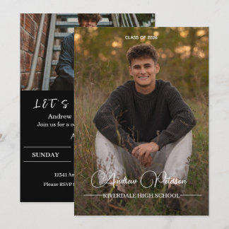  Photo Graduation Invitation, class of 2026 Invitation