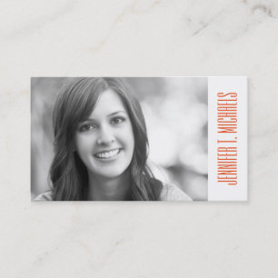 Photo Graduation   Ornamental Pattern Calling Card