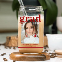 Photo Graduation Party Elegant Modern Script