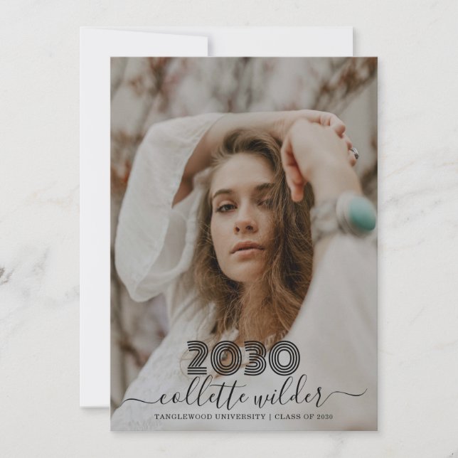 Photo Graduation Party Invitation (Front)