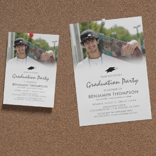 Photo Graduation Party  Invitation