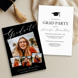 Photo Graduation Party Invite Announcement 