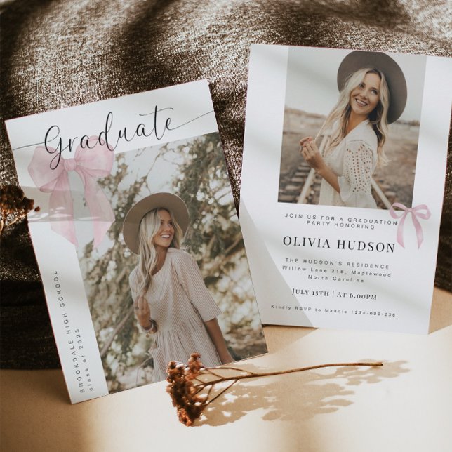 Photo Graduation Party Invite Announcement (Creator Uploaded)