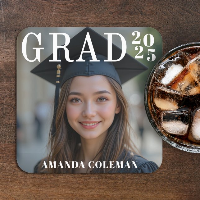 Photo Graduation Party Square Paper Coaster (Photo Graduation Party Square Paper Coaster
)