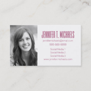 Photo Graduation Pink Orchids In Bloom Calling Card