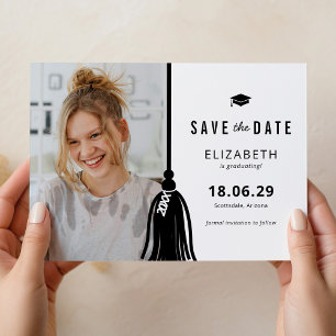 Photo Graduation Save The Date Cards