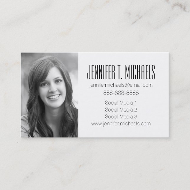 Photo Graduation | Sea Anchor Pattern Calling Card (Front)