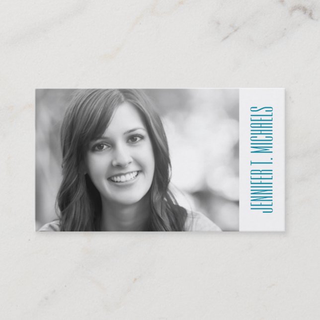 Photo Graduation | Starfish Crowd Pattern Calling Card (Front)