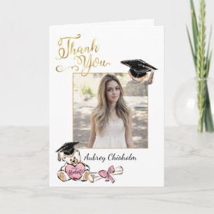 Photo Graduation Thank You  Card