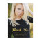 Photo Graduation Thank You Faux Gold Foil