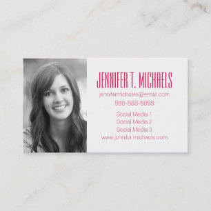 Photo Graduation   Tropical Flowers & Pineapples Calling Card