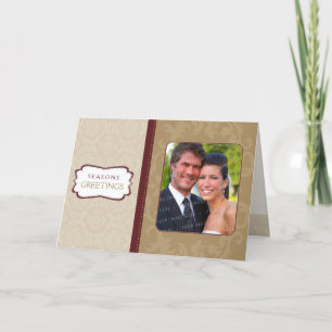 PHOTO GREETING CARD :: divinely damask L5