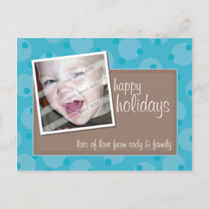 PHOTO GREETING POSTCARD :: cheeky spotted 11