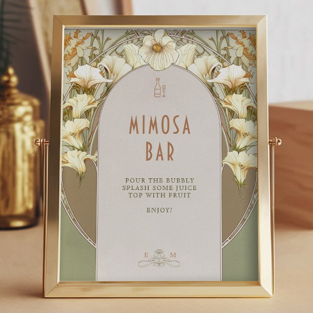 Photo Guestbook Sign Vintage Art Nouveau by Mucha (Creator Uploaded)