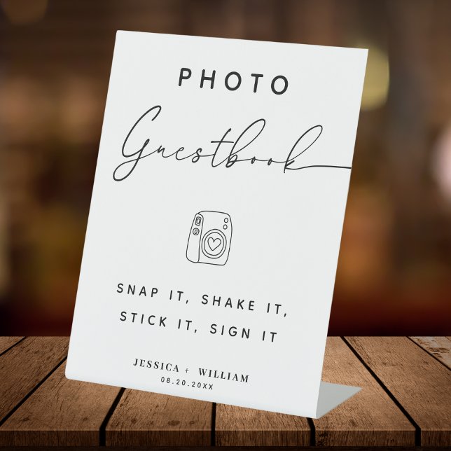 Photo Guestbook Snap It Shake it Stick It Sign it  (Creator Uploaded)