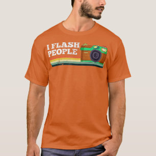 Photo Guy Funny Retro Camera I Flash People Photo  T-Shirt
