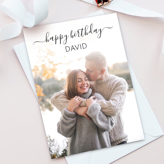 Photo Happy Birthday Greeting Card (Creator Uploaded)