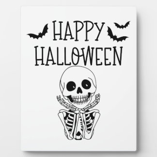 Photo Happy Halloween Plaque de table avec chevalet