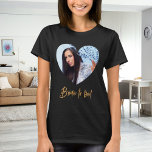 Photo heart bride to be T-Shirt<br><div class="desc">Personalize and a photo inside the heart shaped frame.  For bridal showers and bachelorette parties.</div>